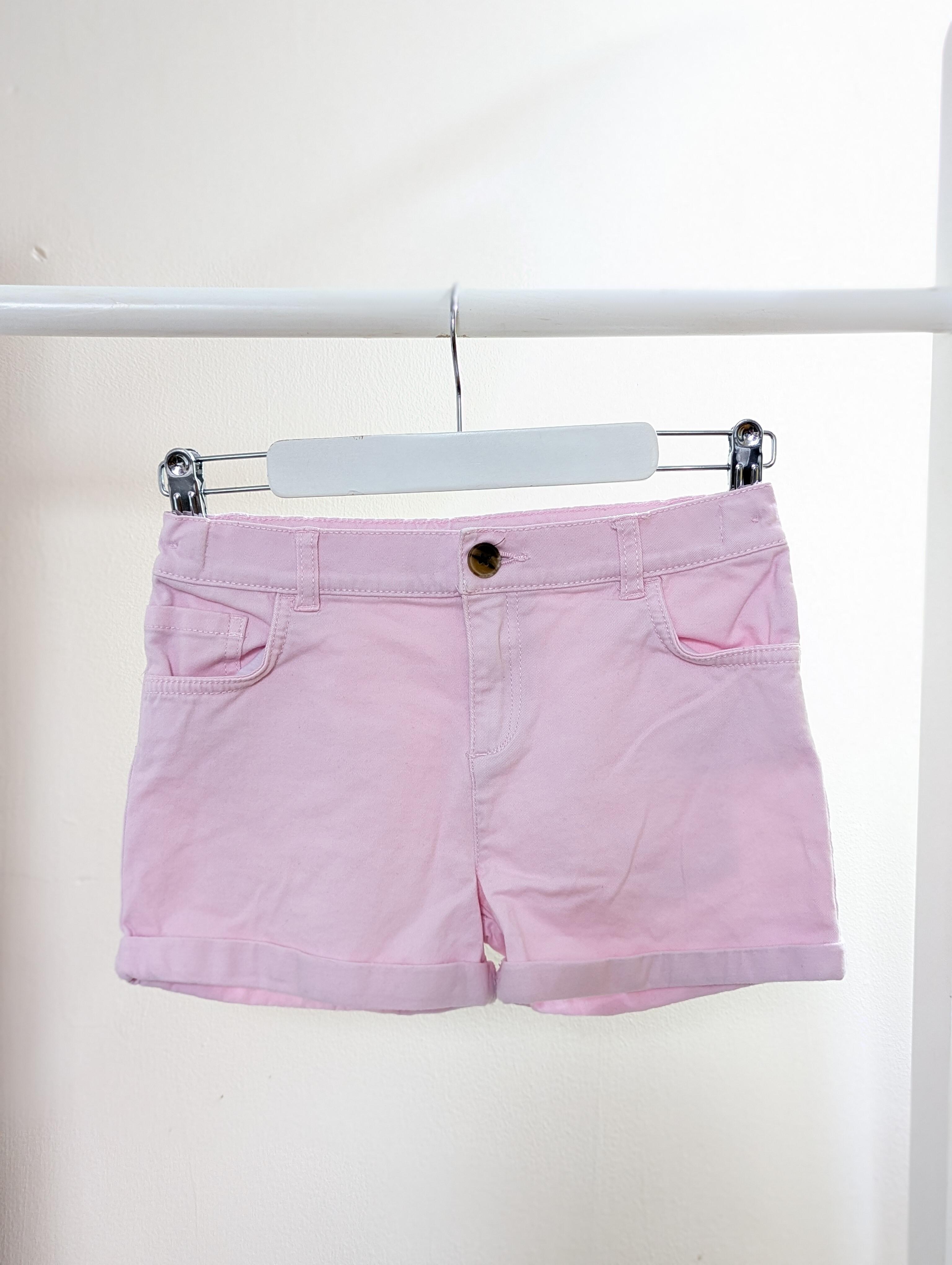 F&F 8-9 Years Light Pink Denim Shorts