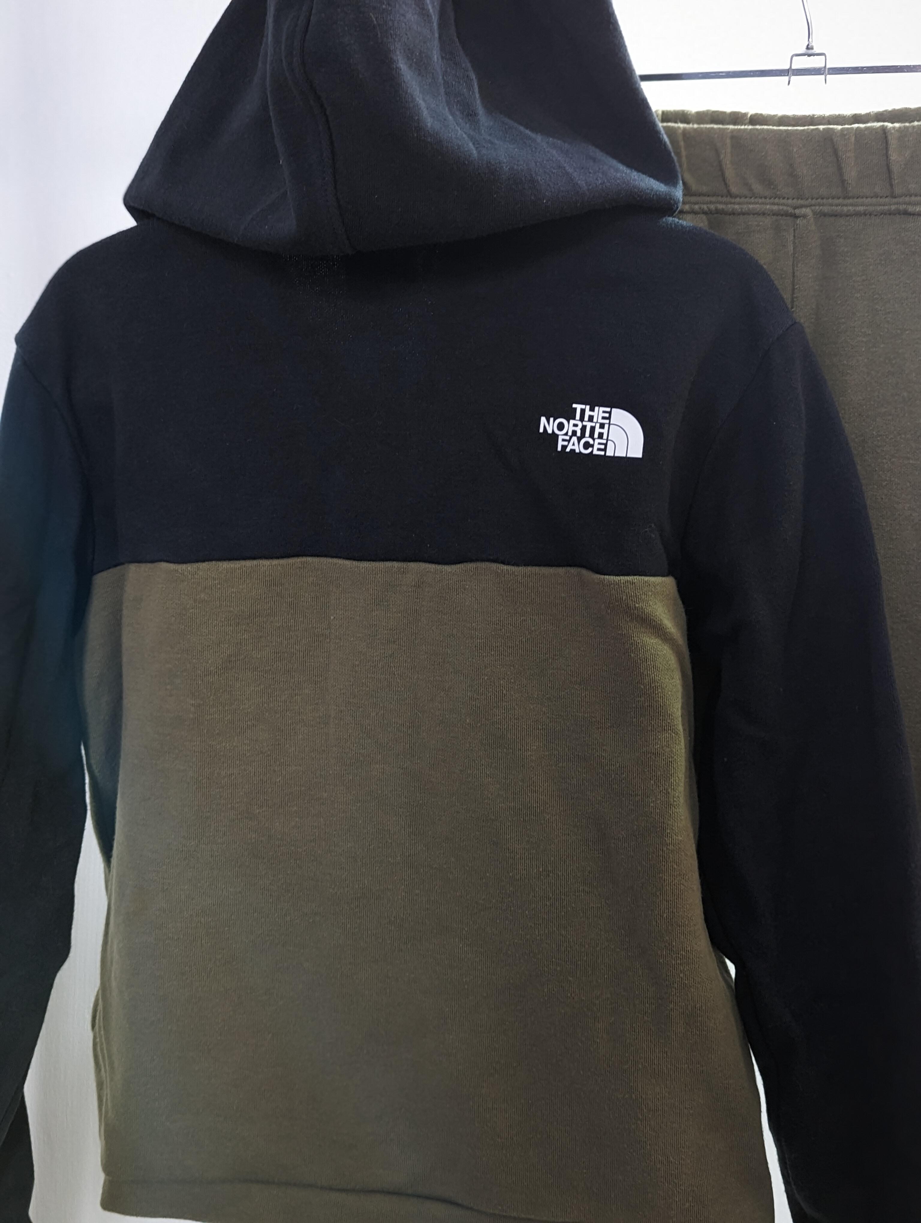 North face cheap tracksuit green