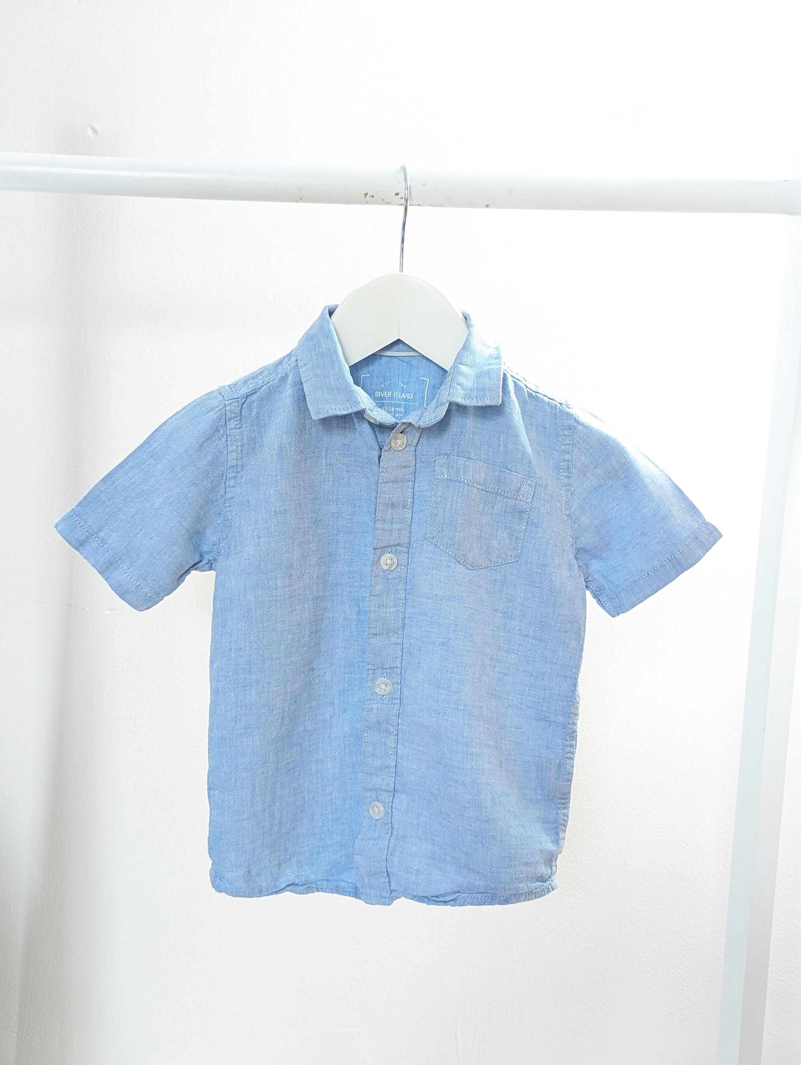 River island blue store shirt