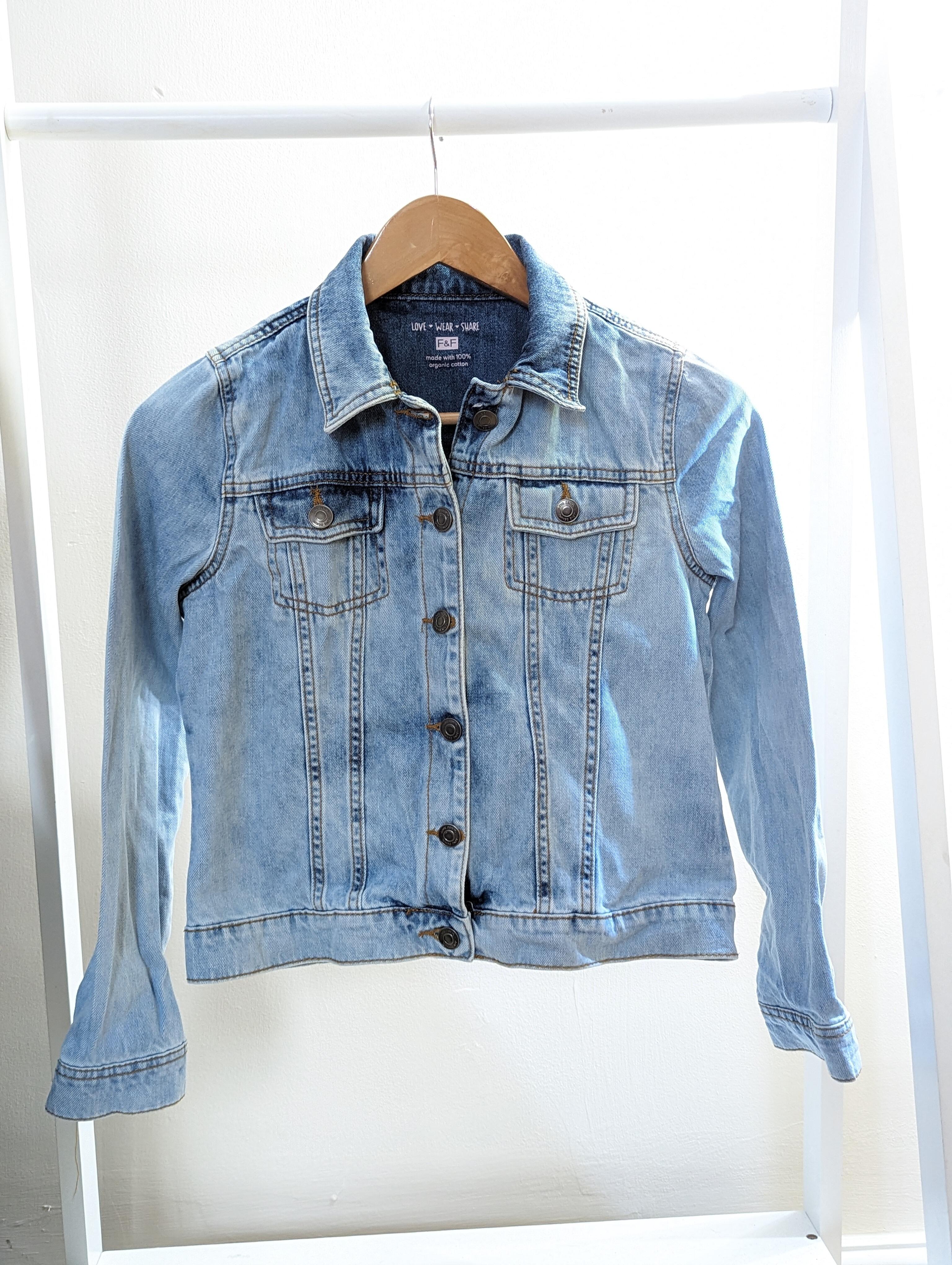 F&f denim jacket hotsell