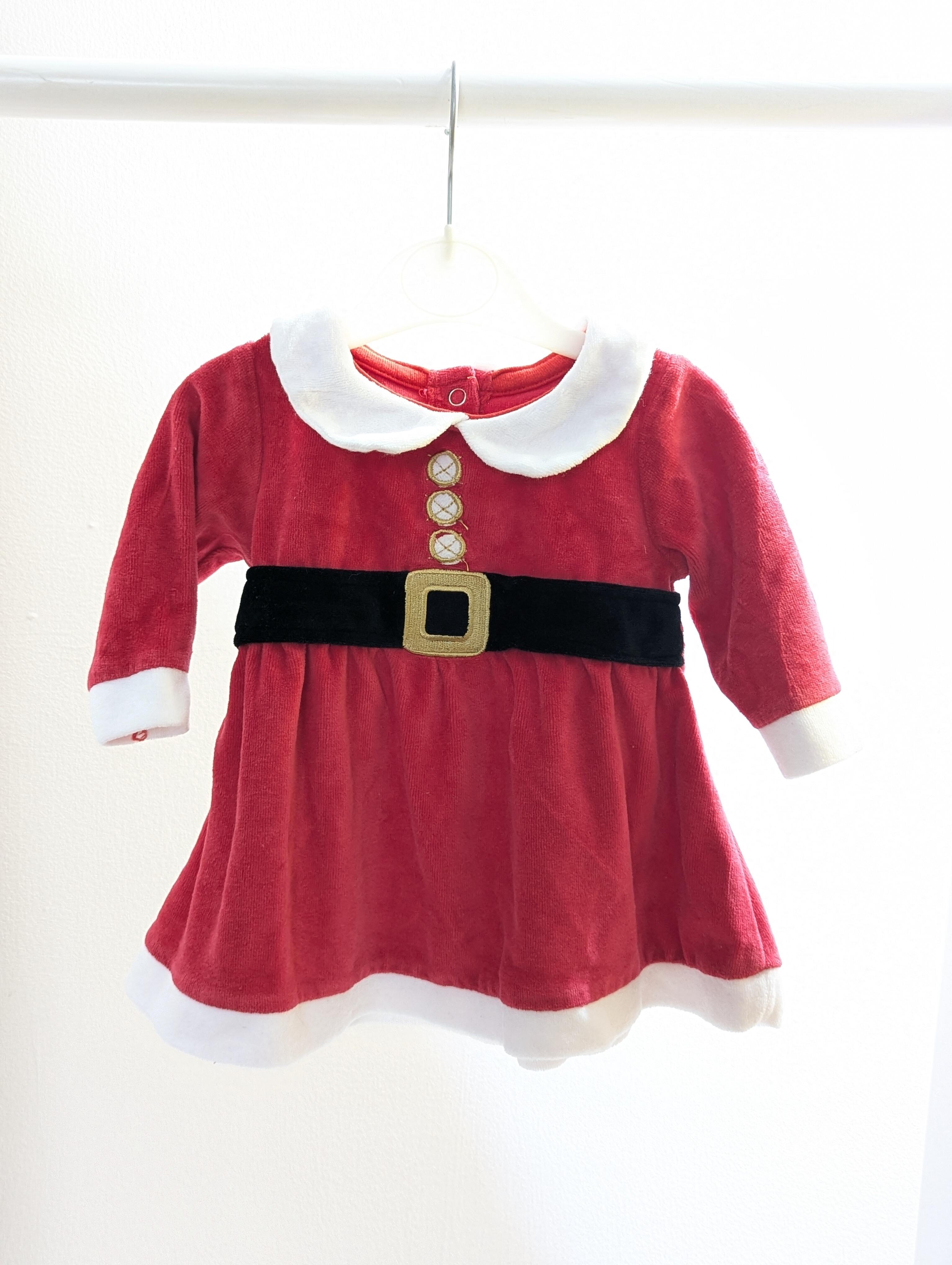 white christmas dresses Christmas Tree Print Dress – Doodlebug's & Grow Children's Boutique main image 0