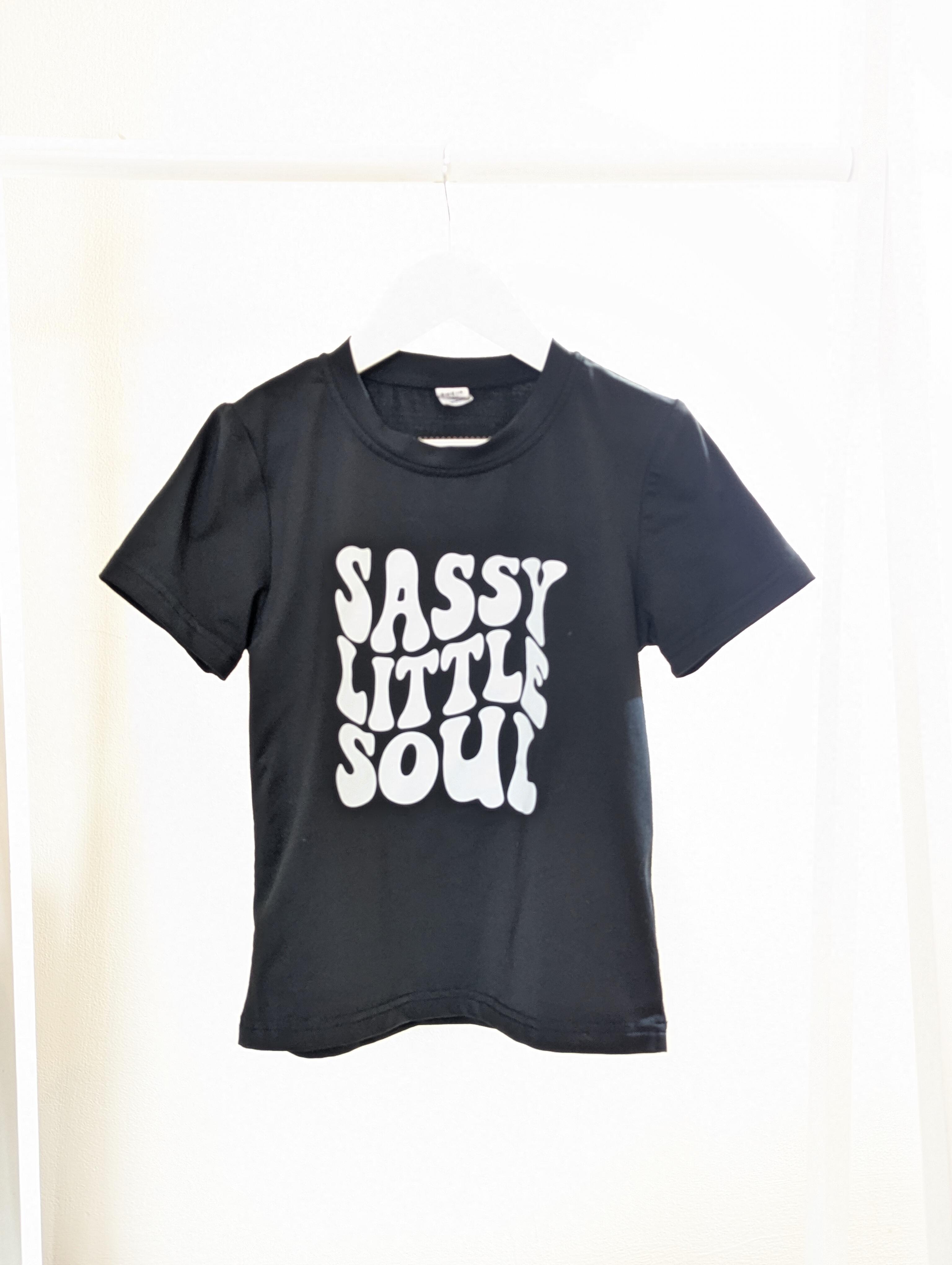 Shein Years Black 'Sassy' T-shirt