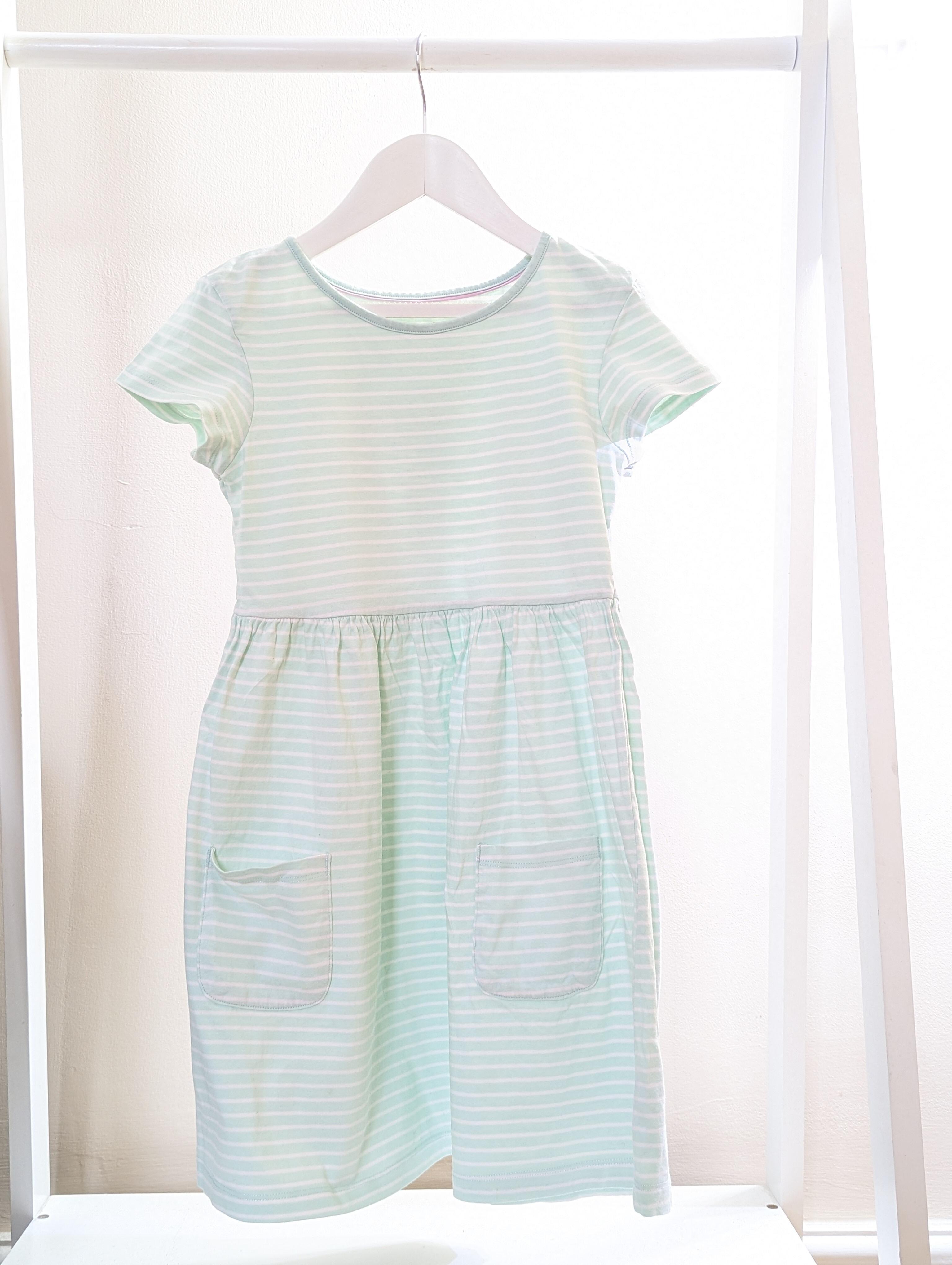 Matalan 9 Years Blue Denim Dungaree Dress