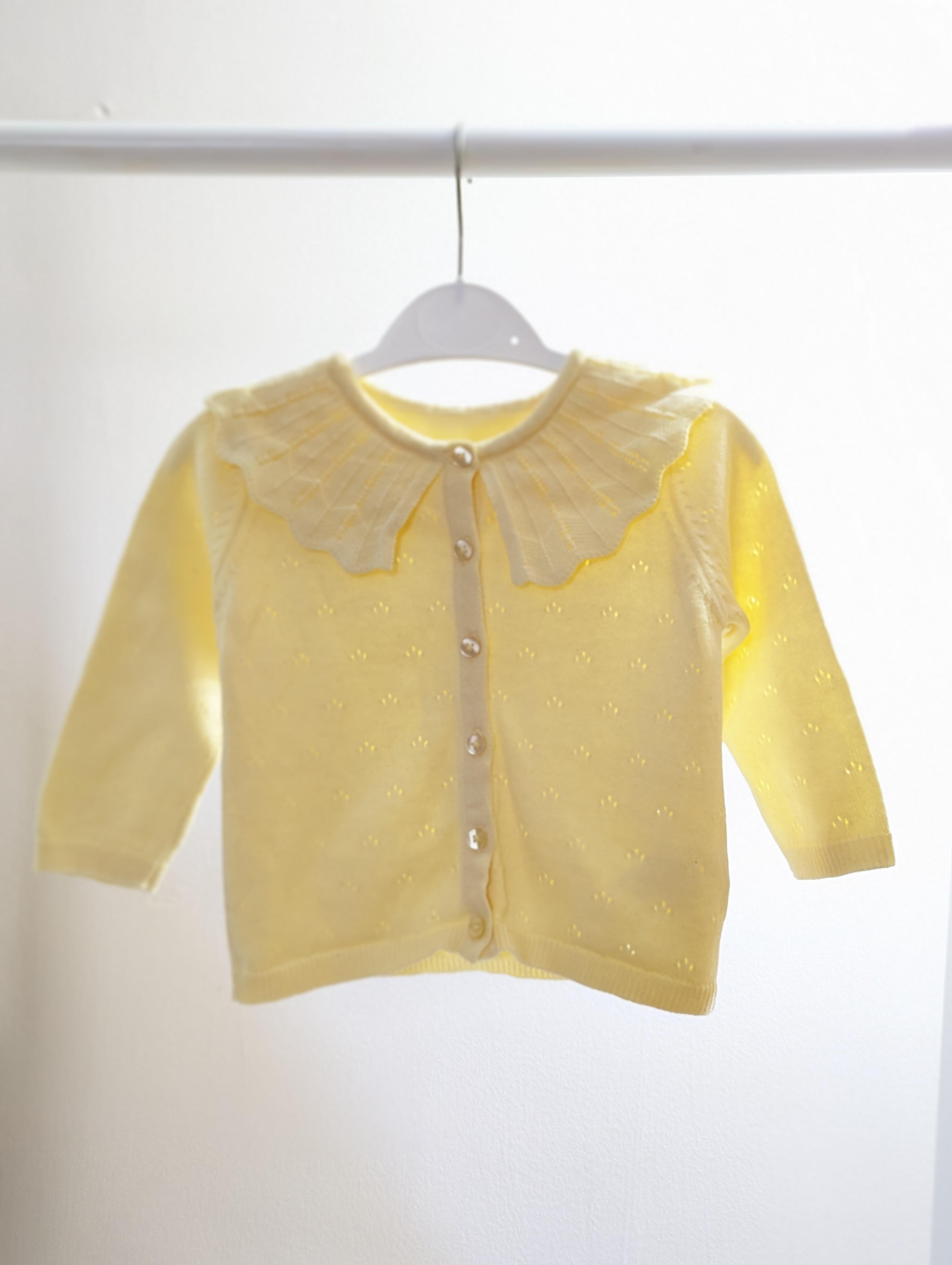 Matalan 6 9 Months Yellow Knit Cardigan