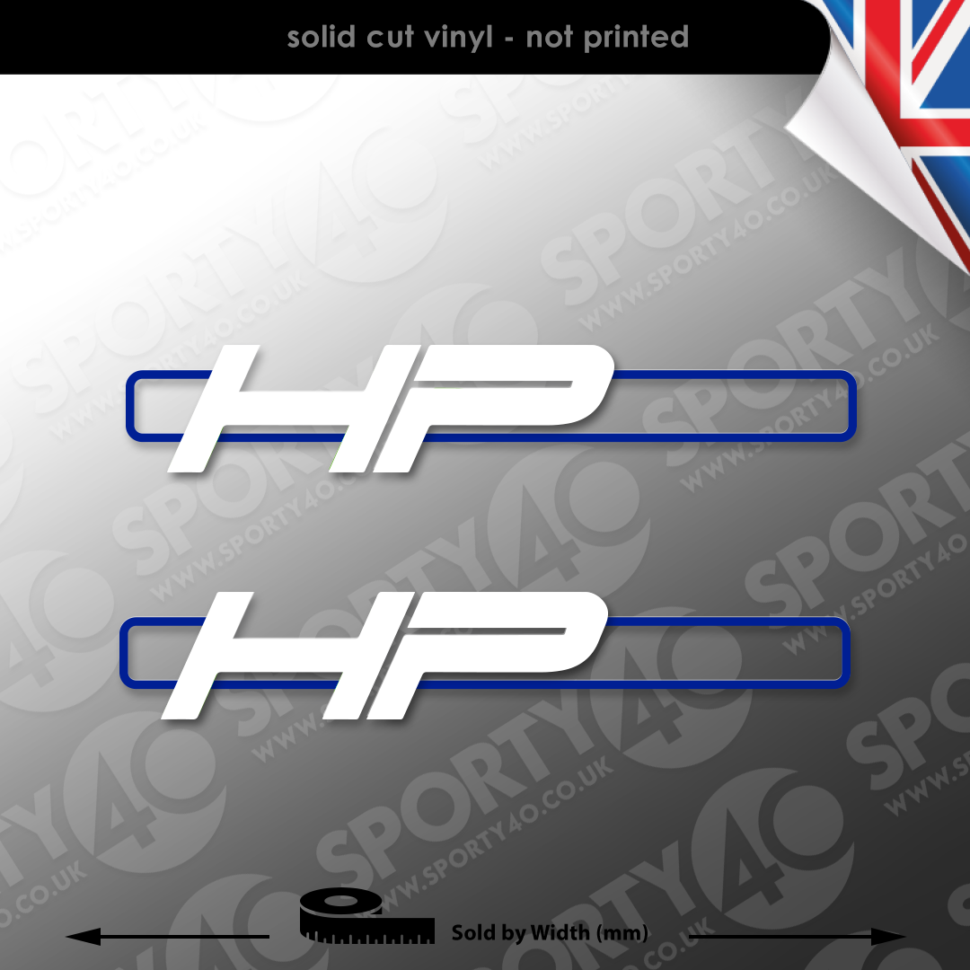 Low Hp Sticker HP 2 Colour Vinyl Decal Sticker