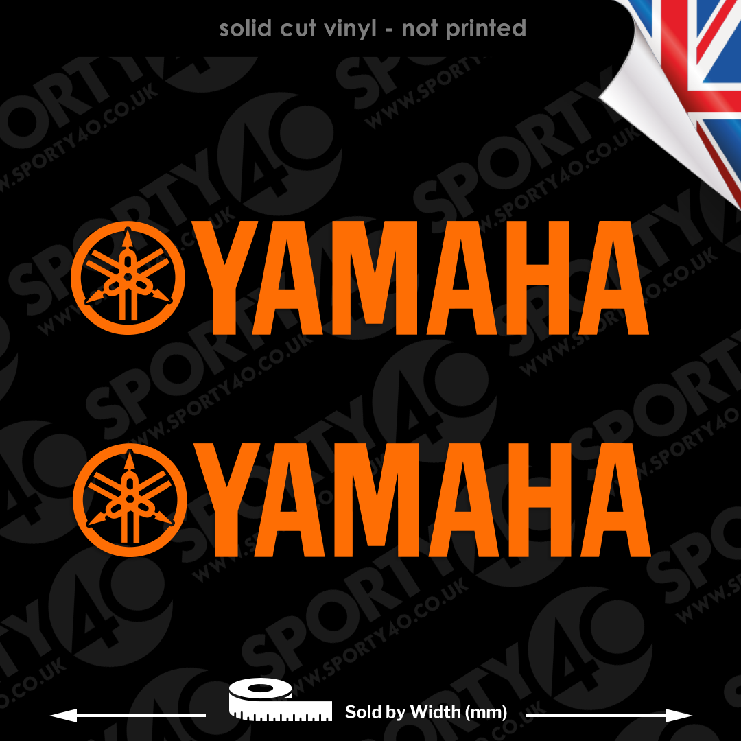 Sticker Yamaha Logo Round 100MM