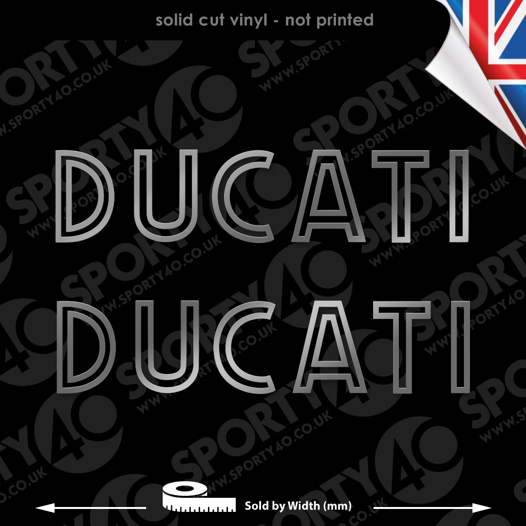 Ducati Vinyl 2 Decal Sticker