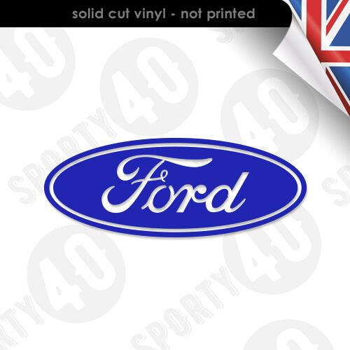 Ford Emblem American Flag Vinyl Decal Sticker