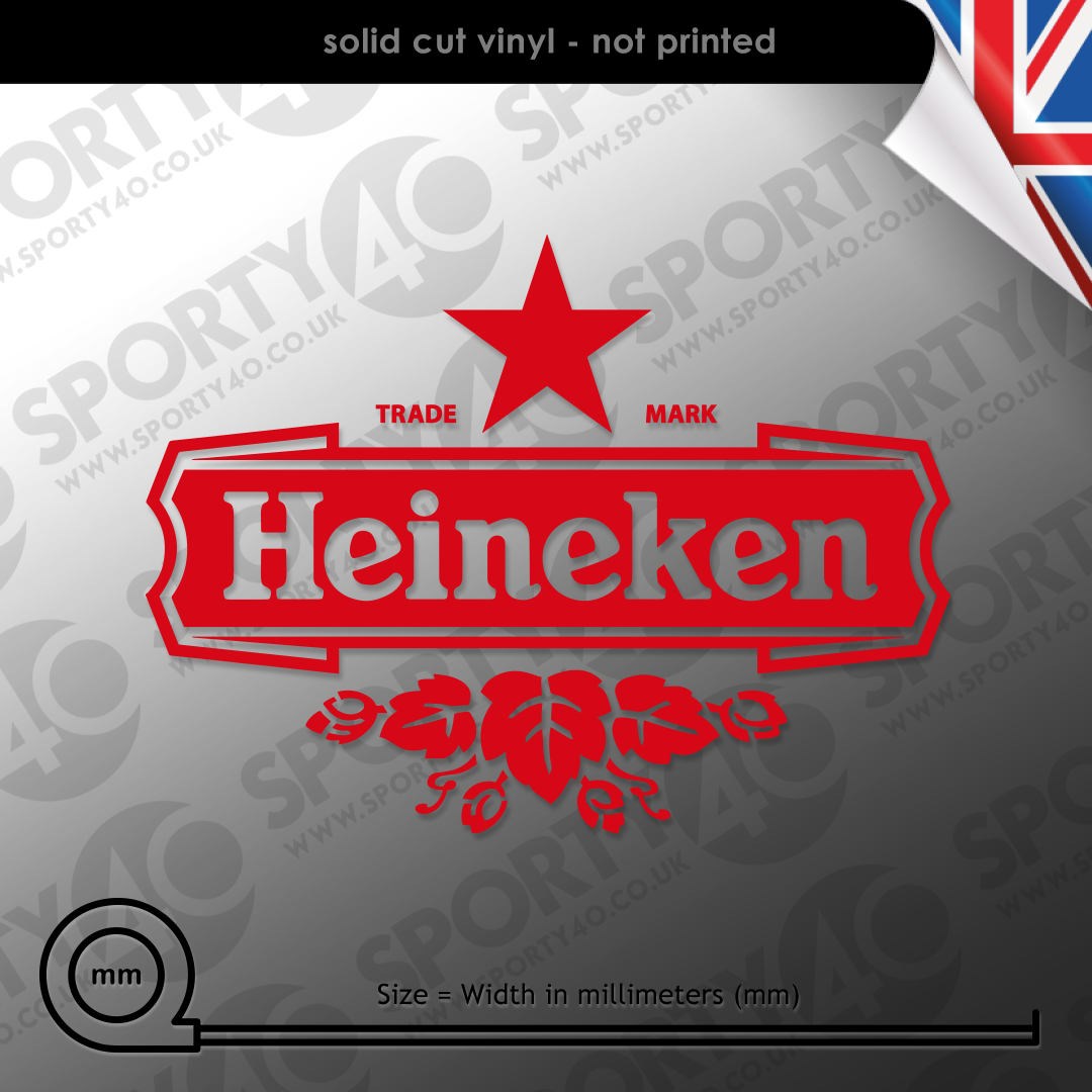 Hein Sticker Heineken Bar Vinyl Decal Sticker