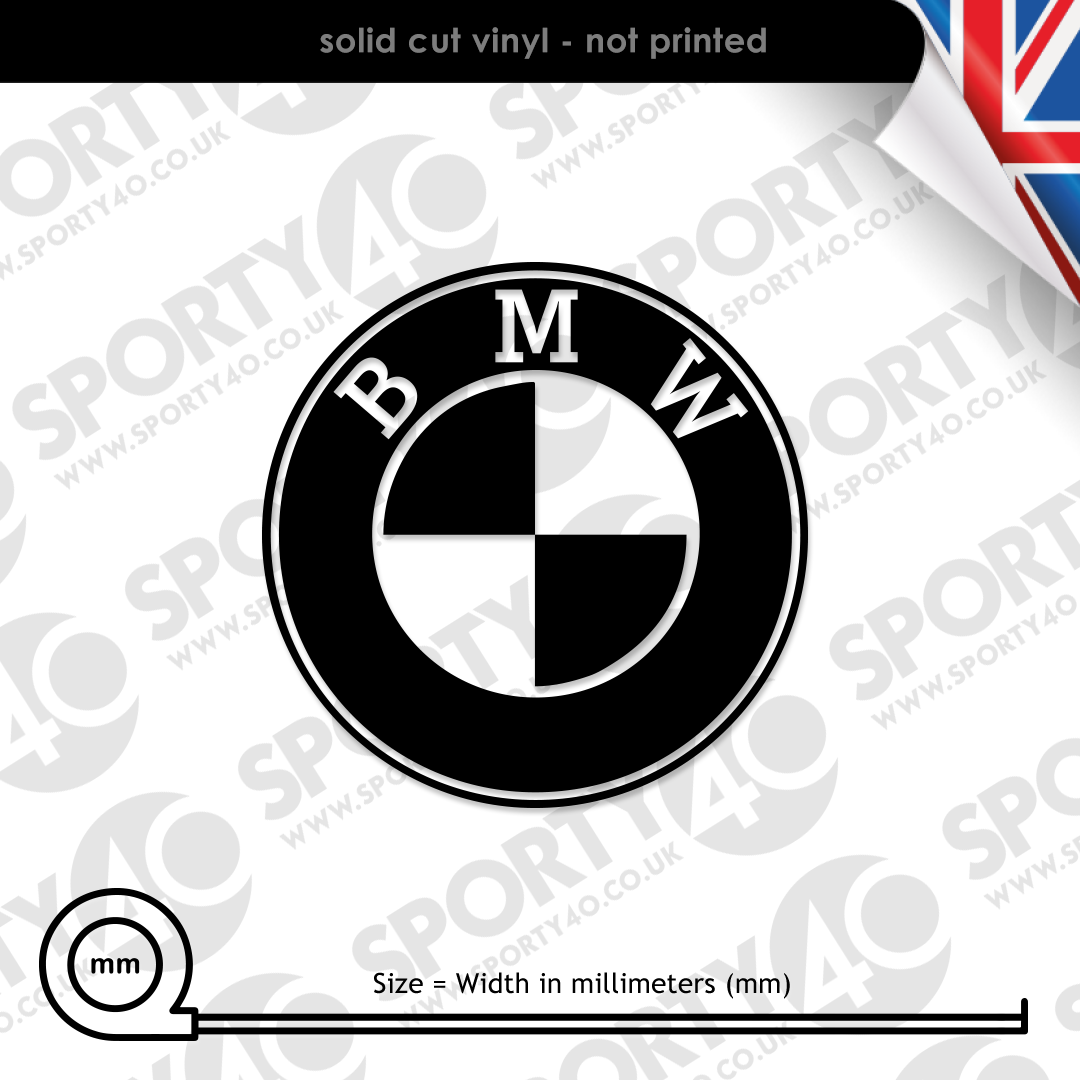 BMW of America Roundel Sticker (With Flag)