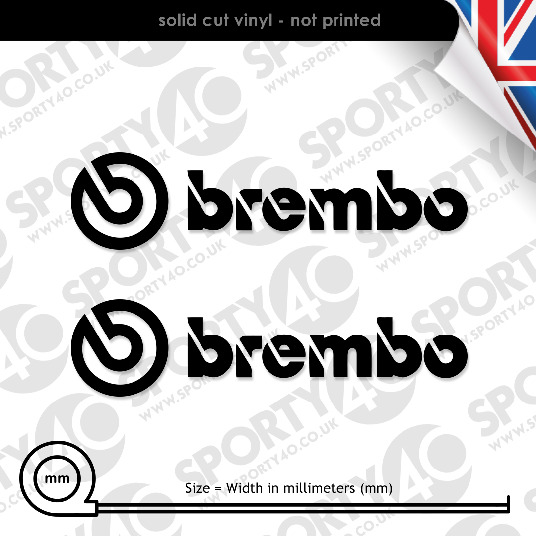 Brembo Vinyl Decal Sticker