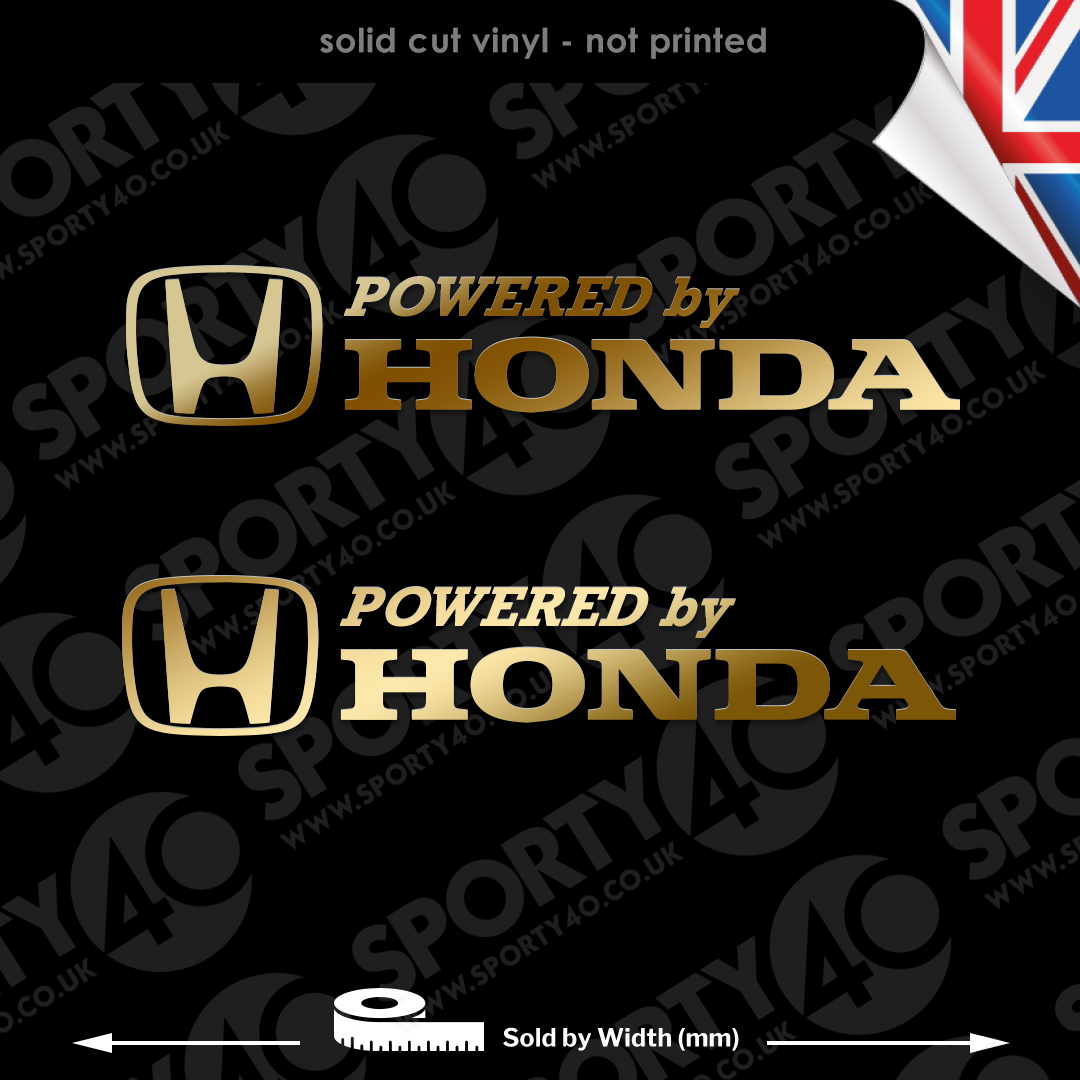 Powered By Honda Decal