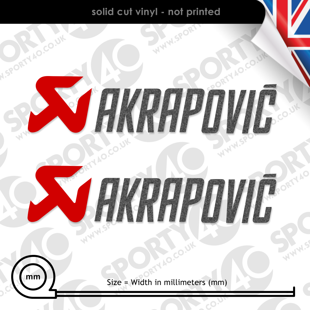 Akrapovic Self Adhesive Car Badge - 2