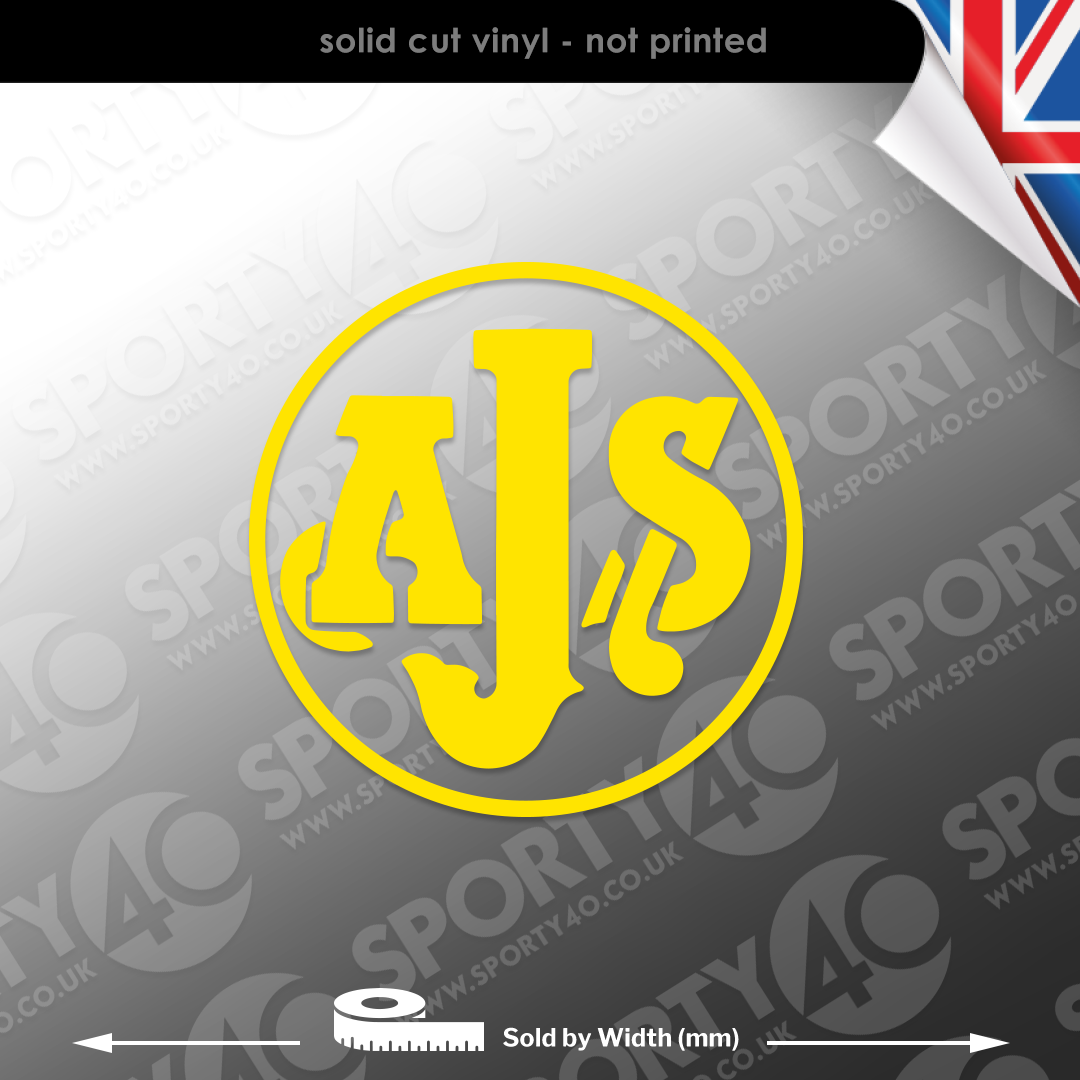 thumbnail image 2 of AJS Motorcycle Sticker Decal – Fits Stormer, Raptor, 7R & Cougar Models 2 of 3