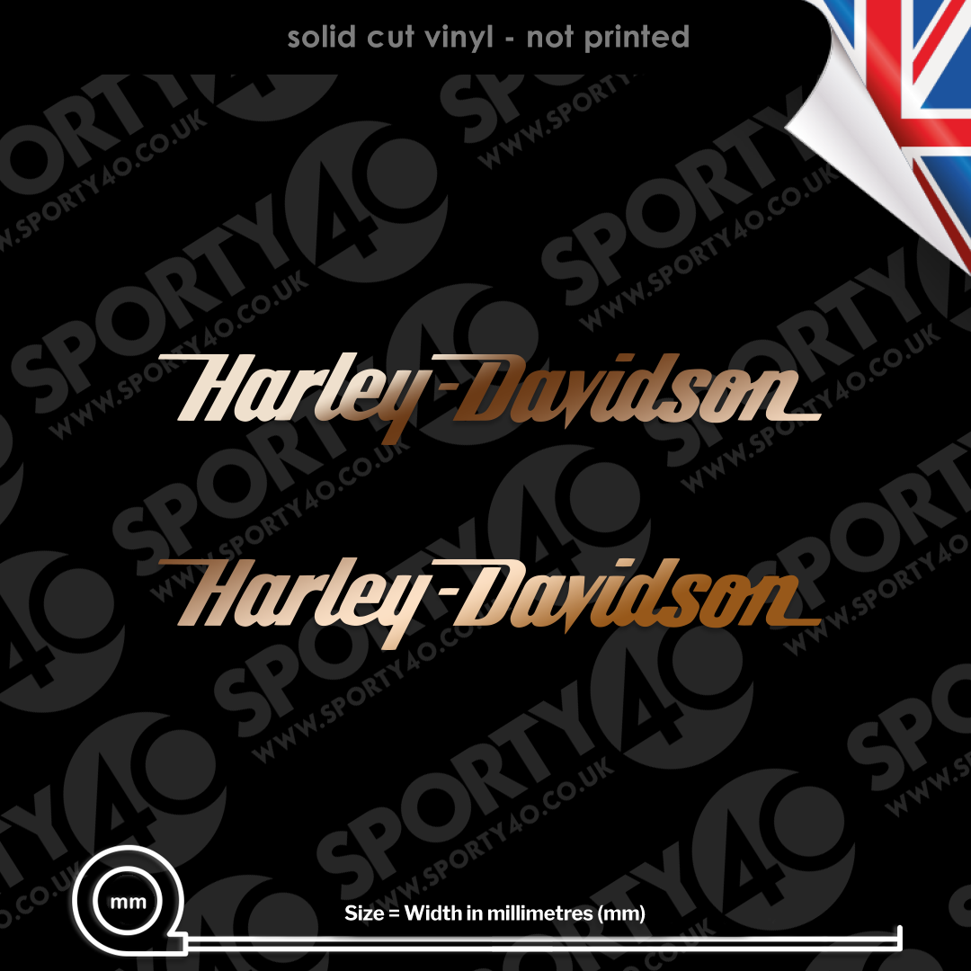 harley davidson bike sticker