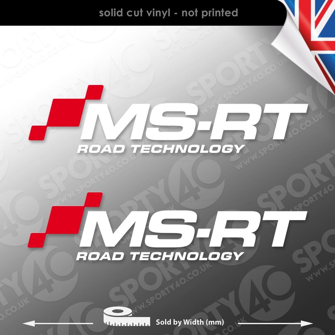Ford MS-RT Road Technology Vinyl Decal Sticker