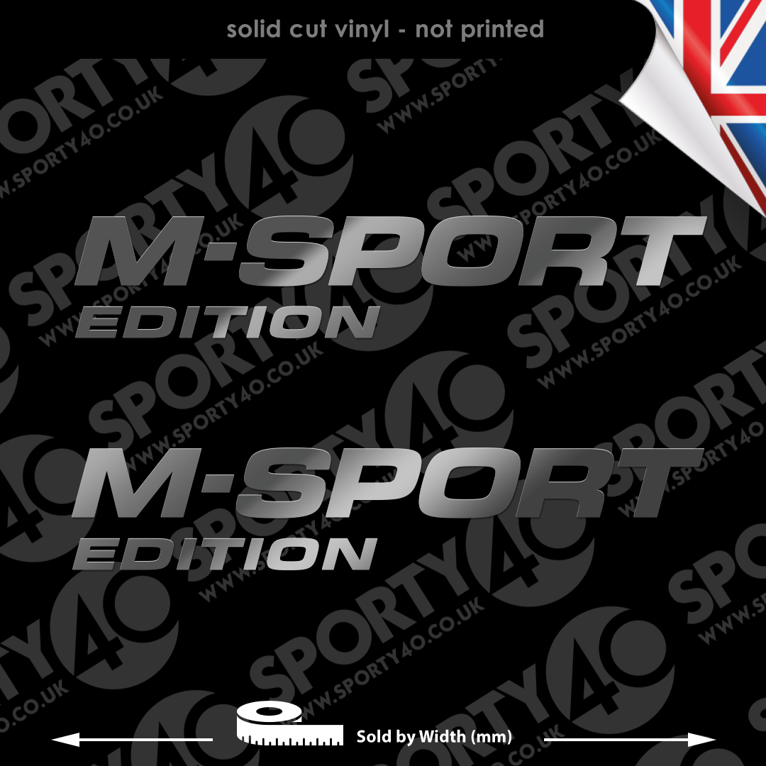 Special Edition Racing Sport Decal – Gloss Vinyl Sticker For Car, Emblem & Logo Style