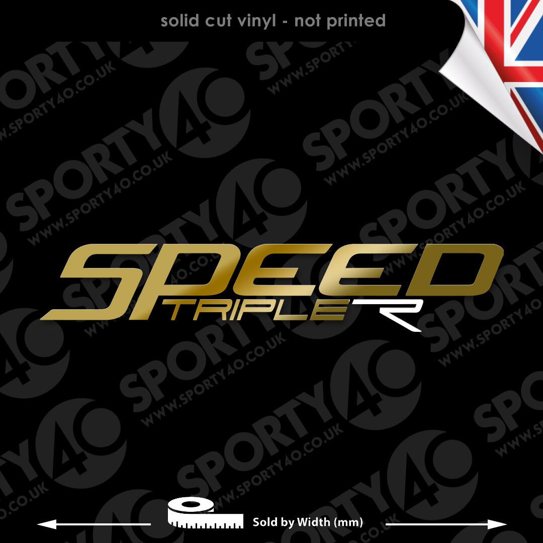 Triple R Radio Sticker Triumph Speed Triple R Vinyl Decal Sticker
