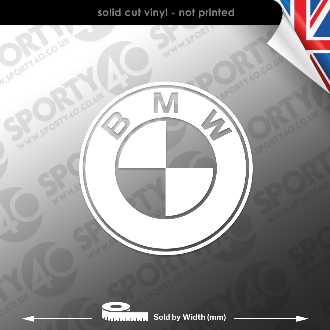 BMW of America Roundel Sticker (With Flag)