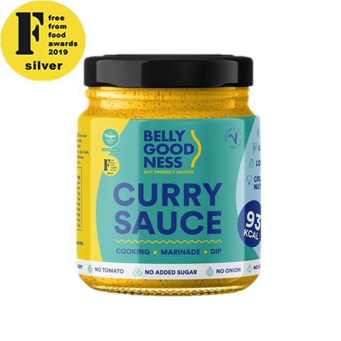 A jar of Bellygoodness curry sauce