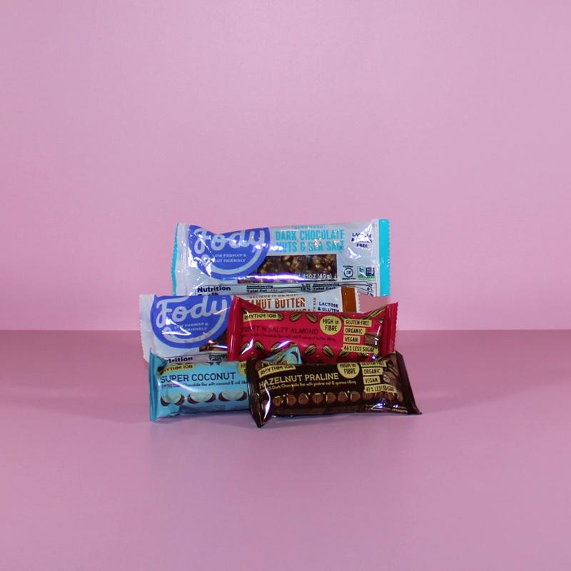 selection of snack bars