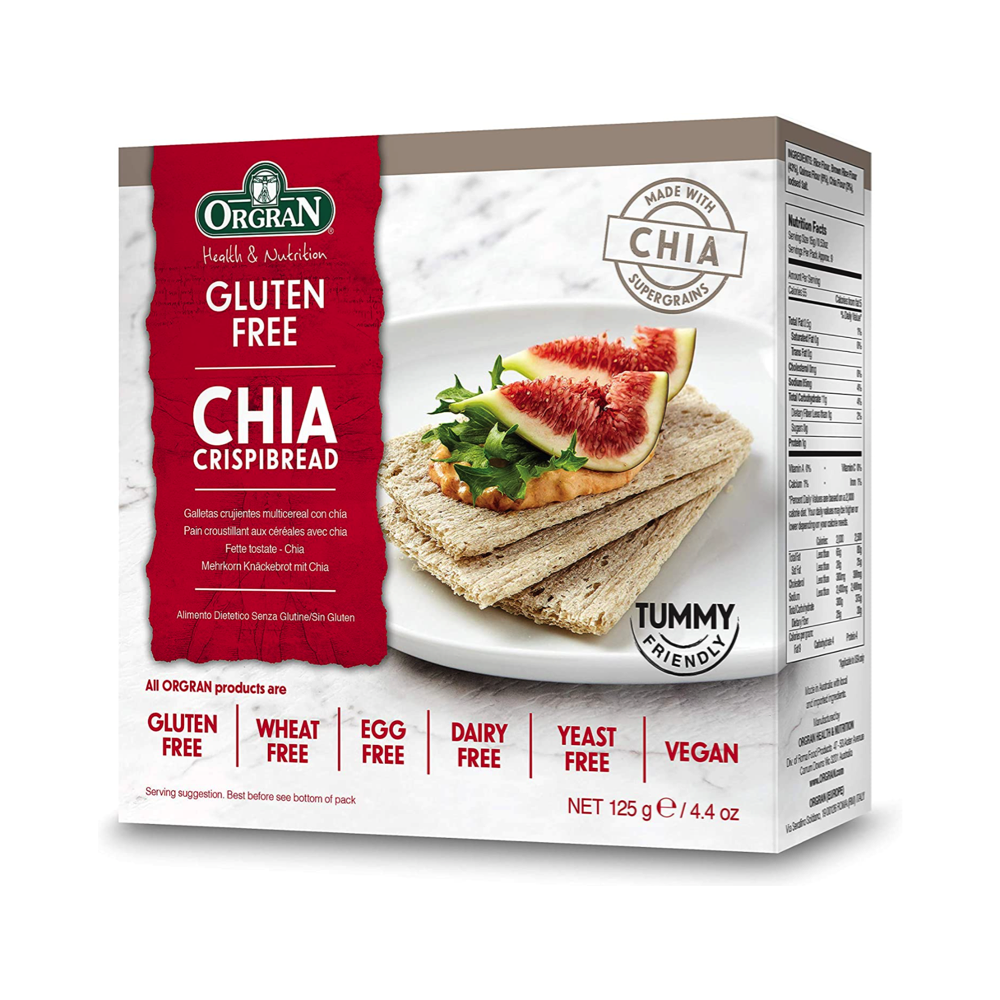A box of Orgran Chia Crispi Bread