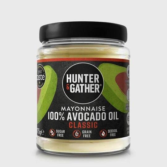 A jar of Hunter & Gather avocado oil classic mayonnaise