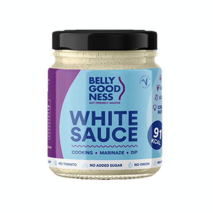 A jar of Bellygoodness white sauce
