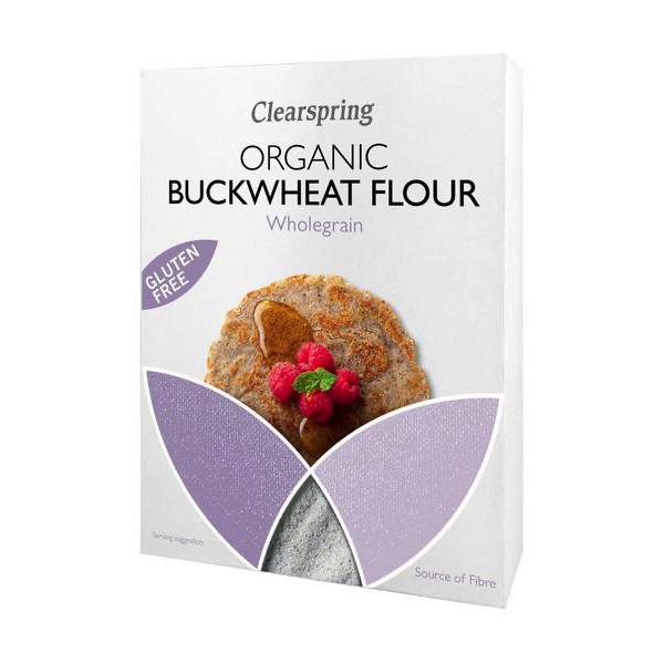 A box of Clearspring Organic Buckwheat Flour