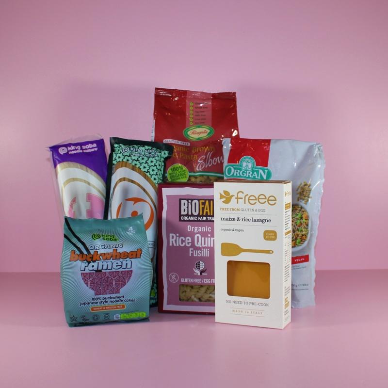 selection of rice, pasta & noodles products
