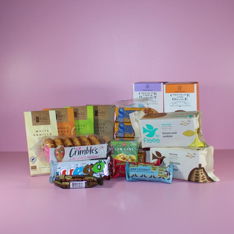 selection of Biscuits, chocolate & sweets products