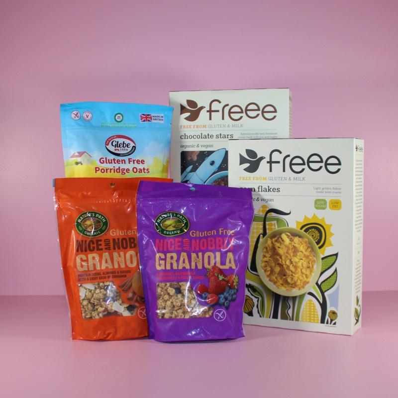 selection of cereal products