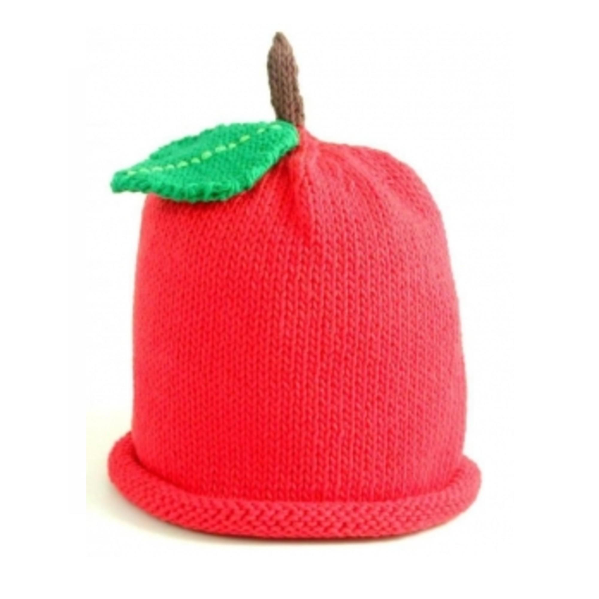 Merry Berries - Apple Knitted baby Hat-0-24mths-Cotton-3