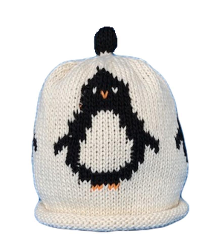 Merry Berries- Penguin Knitted Baby Hat- 0-24 Months- Cotton-3
