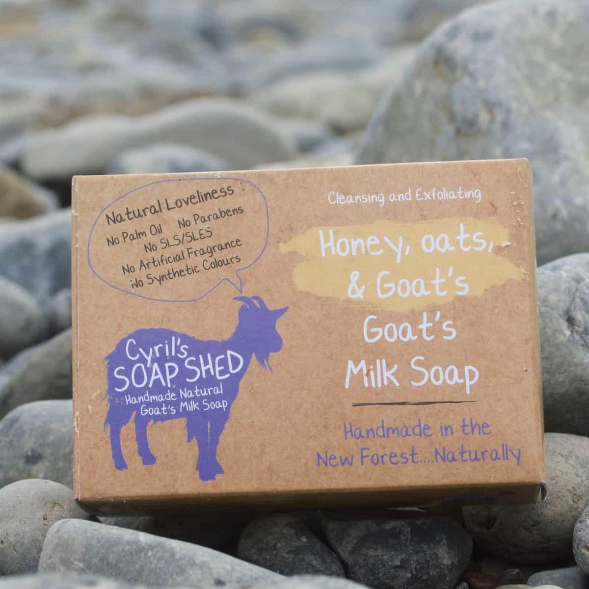 Honey, Oats and Goats, natural, handmade Goats milk soap image 1