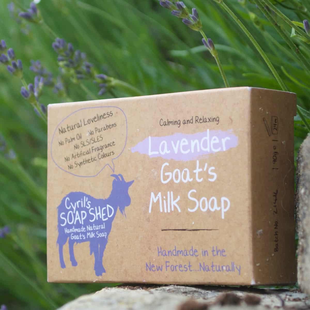 Lavender, natural, handmade Goats milk soap image 1