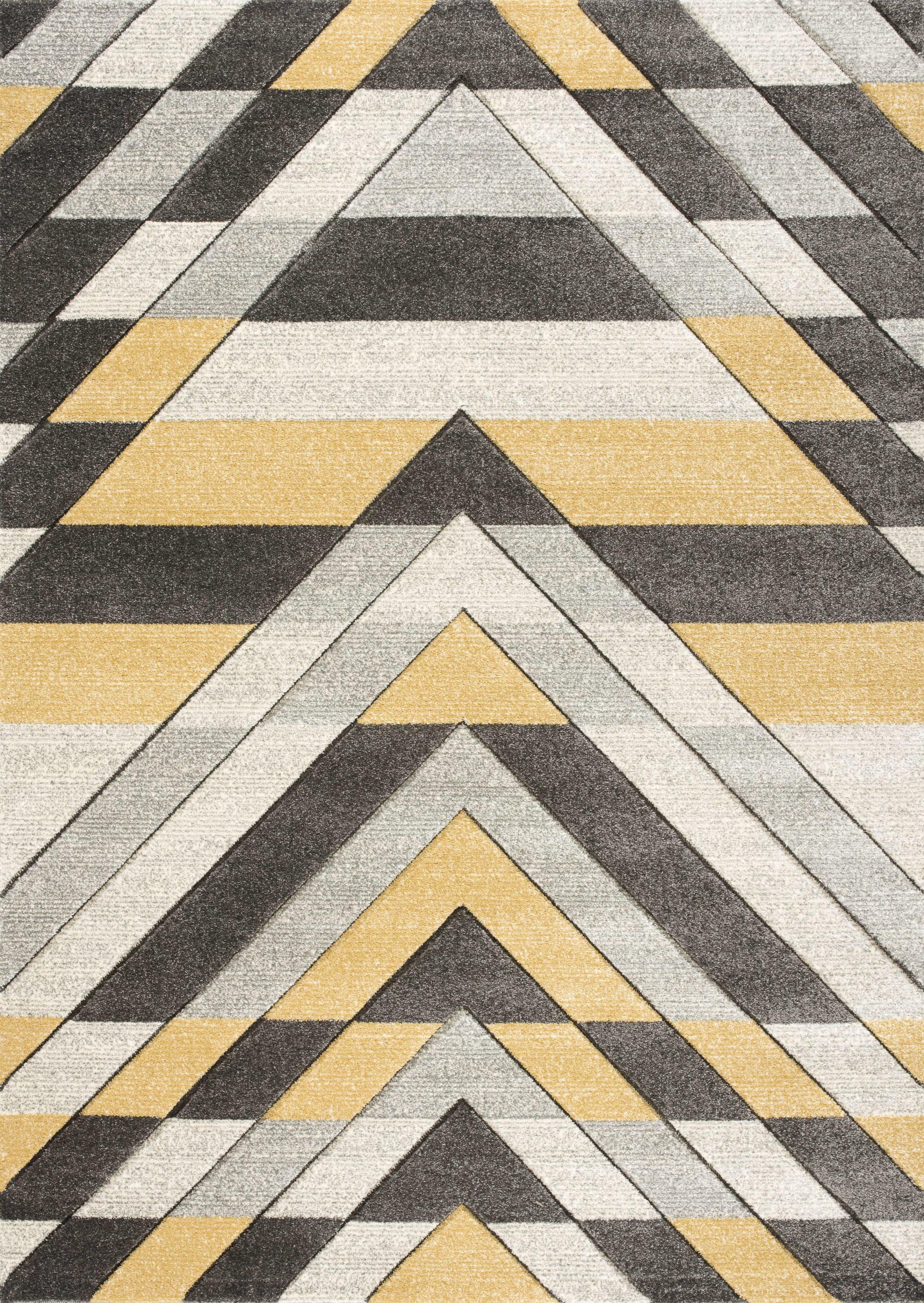 Asher Rug Grey-Mustard (ASHERRUG-GREY-MUSTARD) | Flaming…