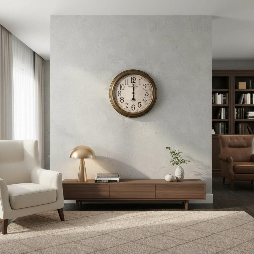 Clock Connolly Connolly Station Wall Clock 63cm – Vintage Large Clock