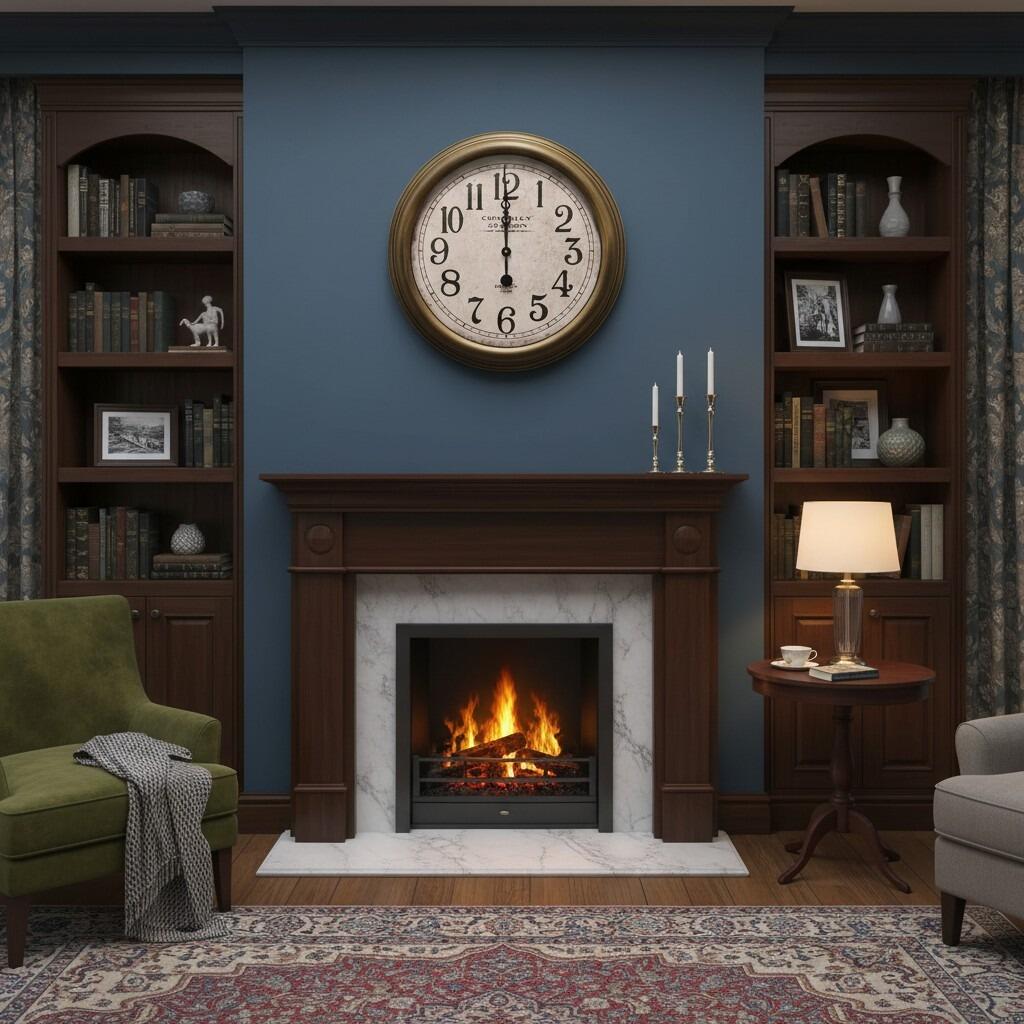 Clock Connolly Connolly Station Wall Clock 63cm – Vintage Large Clock