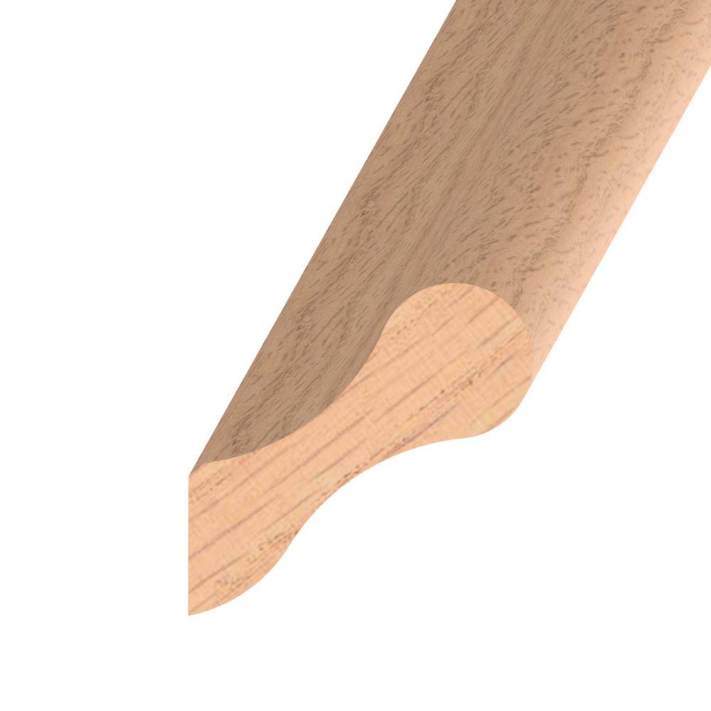 038 x 100 mm Pigs Ear Handrail Redwood - Per Meter - Nottage Timber Merchants