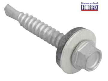 ForgeFix TechFast Hex Head Roofing Screw Self-Drill Light Section 5.5 x 38mm Pack 100