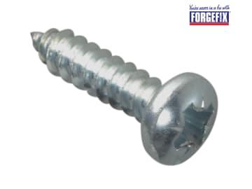 ForgeFix Self-Tapping Screw Pozi Compatible Pan Head ZP 5/8in x 8 ForgePack 35