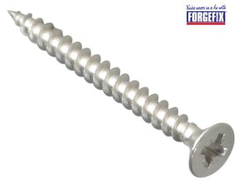 ForgeFix Multi-Purpose Pozi Compatible Screw CSK ST S/Steel 4.0 x 40mm Forge Pack 20
