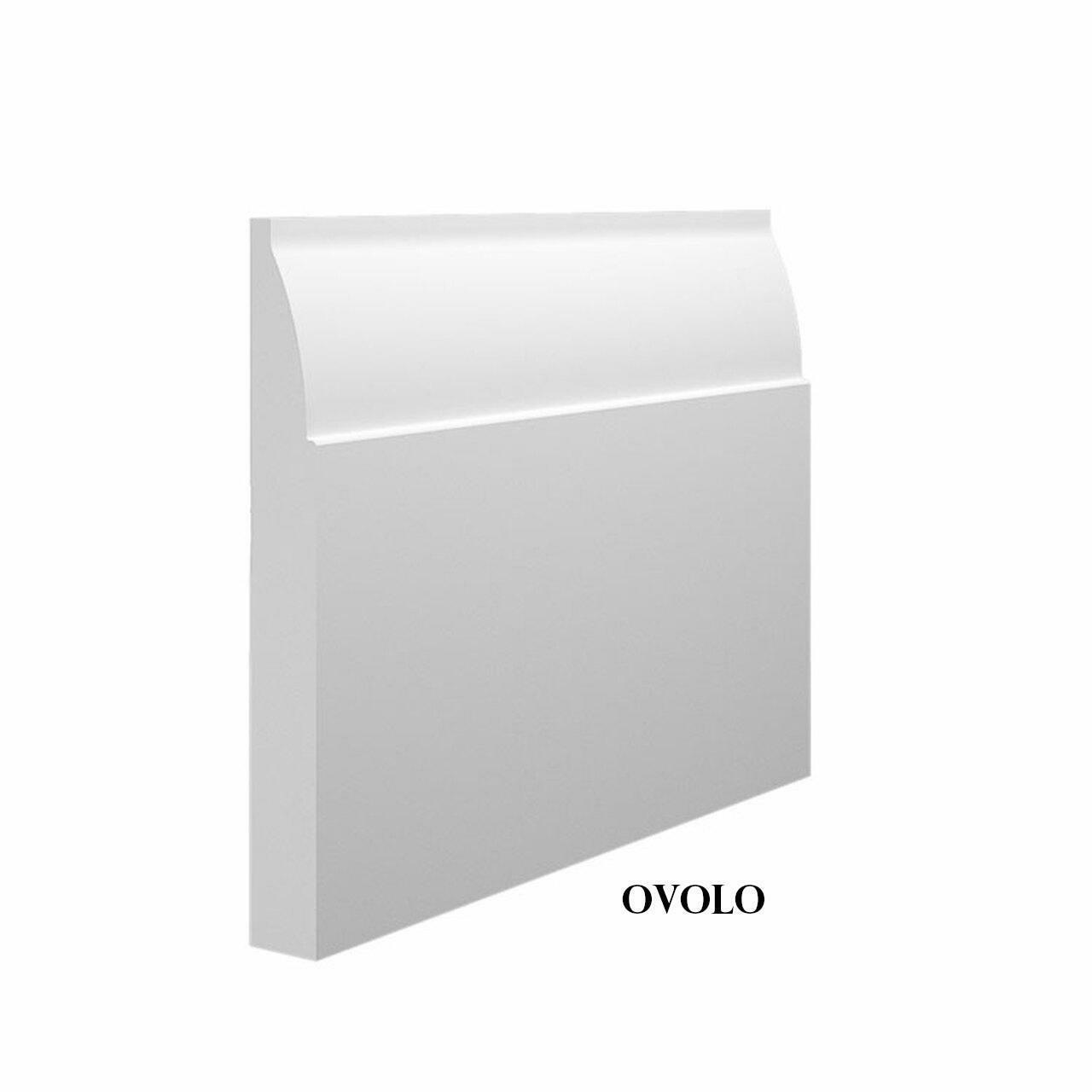 Ovolo - White Primed MDF Skirting & Architrave