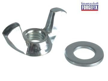 ForgeFix Wing Nut & Washers ZP