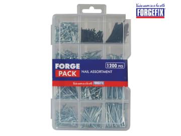 ForgeFix Assorted Nail Kit ForgePack 1200 Piece