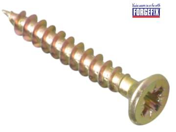 ForgeFix Multi-Purpose Pozi Compatible Screw CSK ST ZYP 4.0 x 30mm Forge Pack 30