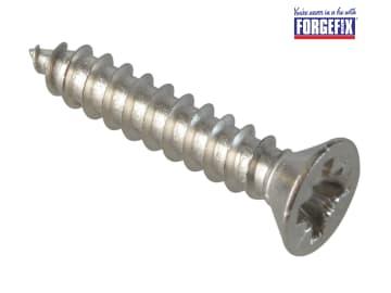 ForgeFix Self-Tapping Screw Pozi Compatible CSK A2 SS 3/4in x 6 ForgePack 35