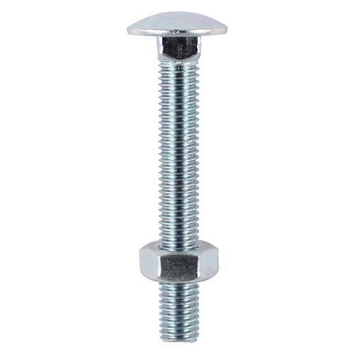 TIMCO Carriage Bolt DIN603 & Hex Full Nut DIN934 Silver