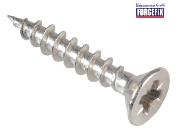 ForgeFix Multi-Purpose Pozi Compatible Screw CSK ST S/Steel 3.5 x 20mm Forge Pack 45
